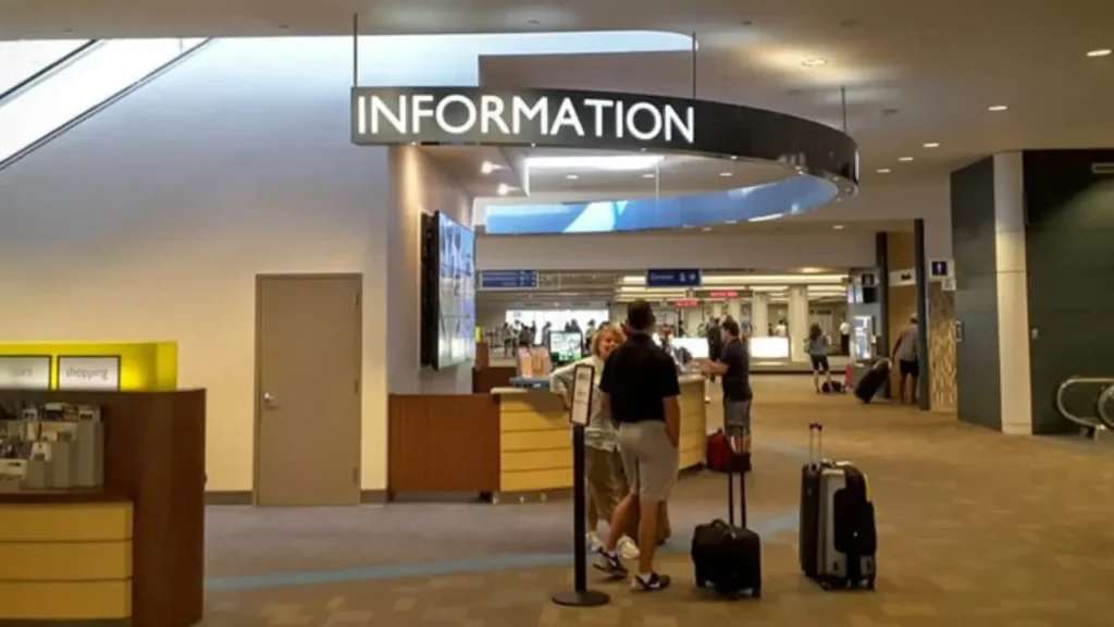 Emirates Airlines LAS Terminal Information Desk