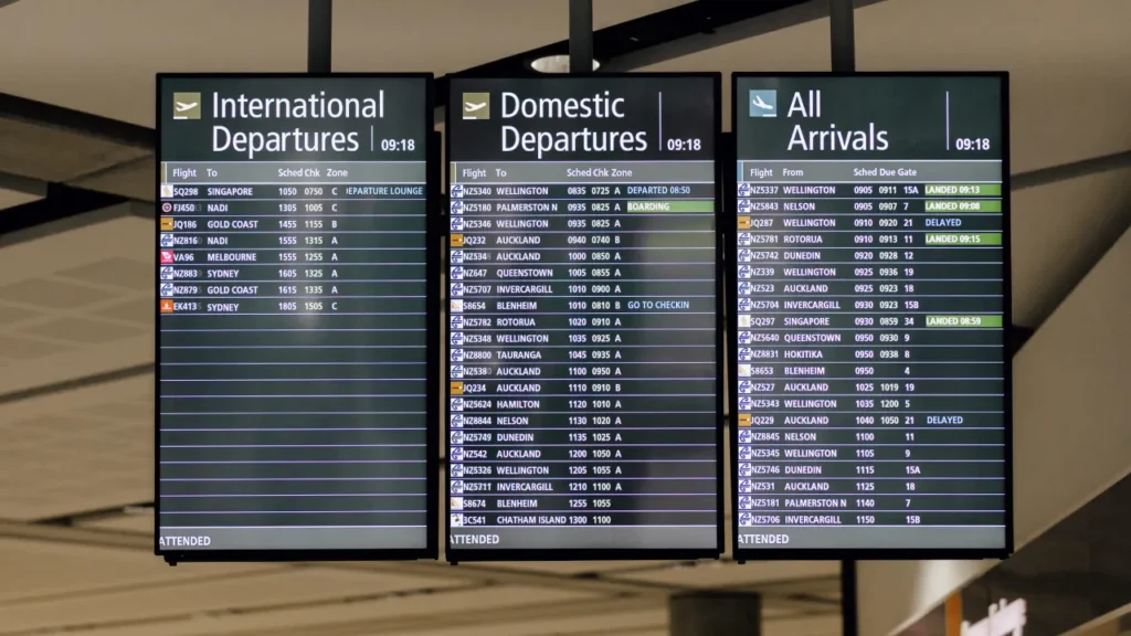 Air Changan Terminal Flight Status Information